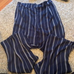 Sheer pants with shorts under neath